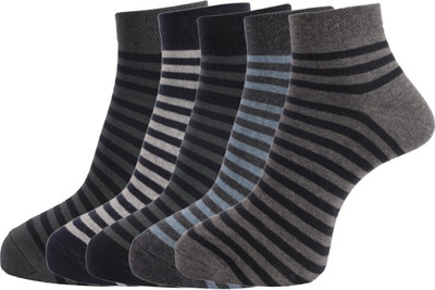 Dollar Men Striped Ankle Length(Pack of 5)