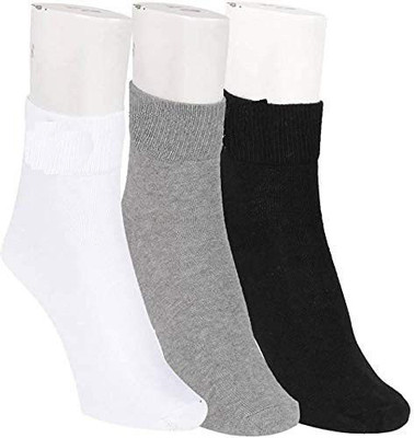 FATON Men Solid Ankle Length(Pack of 3)