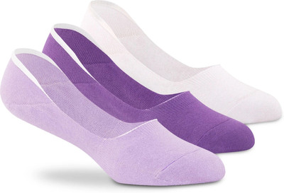 Supersox Women Solid Peds/Footie/No-Show(Pack of 3)