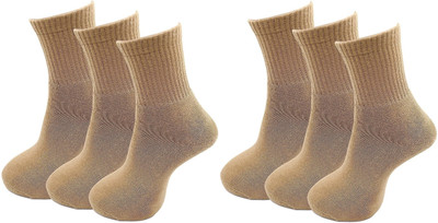 Akeeta Men Solid Ankle Length(Pack of 6)