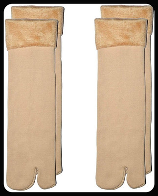 Creeknest Women Solid Mid-Calf/Crew(Pack of 2)