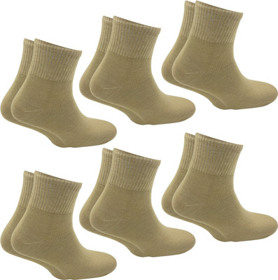 RANDRA Men & Women Solid Ankle Length(Pack of 6)