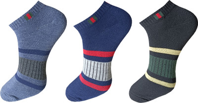 ecosync Unisex Solid Low Cut(Pack of 3)