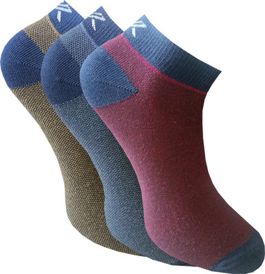 HRX Men Solid Ankle Length(Pack of 3)