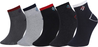 RYSN Men Self Design Ankle Length(Pack of 5)