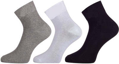 Liyana Collection Men Solid Ankle Length(Pack of 3)