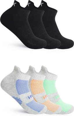HRX by Hrithik Roshan Men Solid Low Cut(Pack of 6)