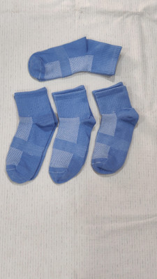 Parimisha Creation Unisex Self Design Ankle Length(Pack of 4)