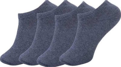 CROSSWELL Men & Women Solid Low Cut(Pack of 4)