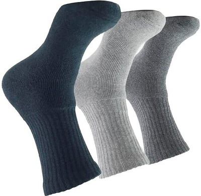 Basketship Men Solid Ankle Length(Pack of 3)