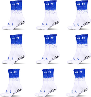 MIZAKI Unisex Color Block Calf Length(Pack of 9)