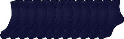 MUKHAKSH Men Solid Ankle Length(Pack of 6)
