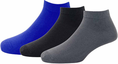 XOALT Unisex Solid Ankle Length(Pack of 3)