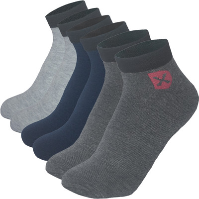 DREAMX Unisex Solid Ankle Length(Pack of 3)
