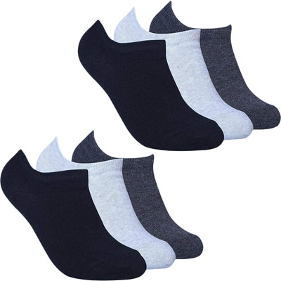 Cozyway Men Solid Ankle Length(Pack of 6)
