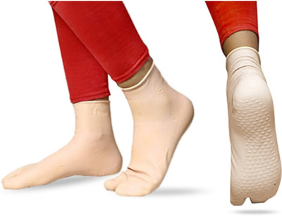 ZENCY Men & Women Solid Calf Length(Pack of 2)