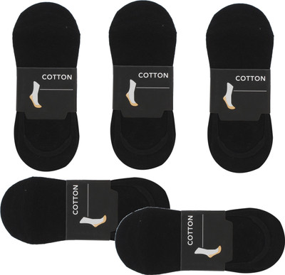 RamNRetail Men & Women Self Design Peds/Footie/No-Show(Pack of 5)