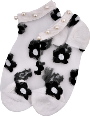 GirlFriend Women Self Design, Floral Print Ankle Length