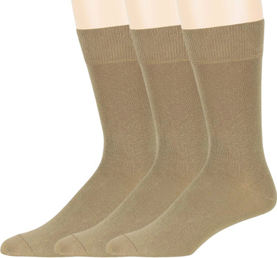 VAPINDIA Men Solid Calf Length, Mid-Calf/Crew(Pack of 3)