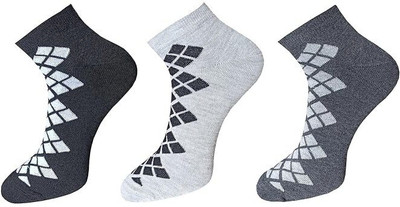 ecosync Men Solid Ankle Length(Pack of 3)