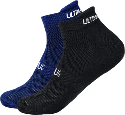 UG SPORTS Men Solid Ankle Length(Pack of 2)