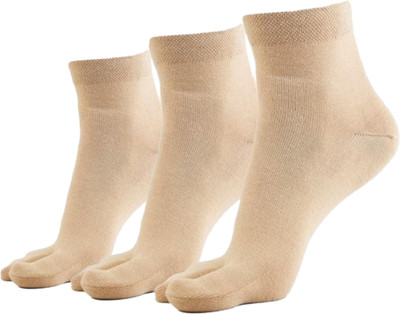 VAPINDIA Girls Solid Ankle Length(Pack of 3)