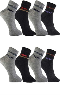 JD DASSSON Men Solid Ankle Length(Pack of 12)
