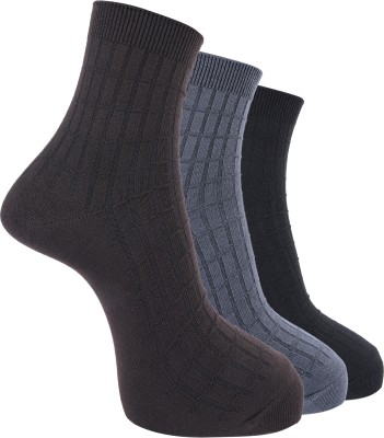 Dollar Men Striped Ankle Length(Pack of 3)