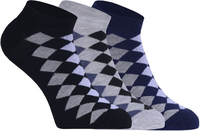 KRISOXO Unisex Solid Ankle Length(Pack of 3)