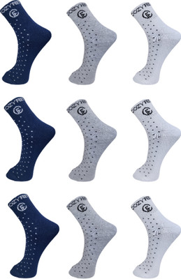 COZY FEET Unisex Solid Ankle Length(Pack of 9)