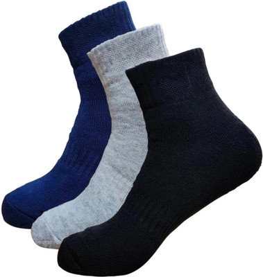 LABOLIA Men & Women Solid Ankle Length, Mid-Calf/Crew(Pack of 3)