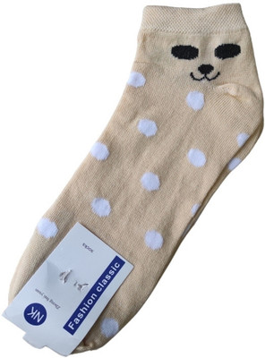 LeafBlu Women Graphic Print, Printed, Striped, Self Design Ankle Length, Low Cut, Peds/Footie/No-Show