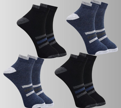 strucker Men Self Design Ankle Length(Pack of 4)