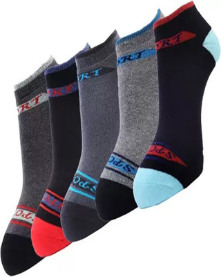 Cavendres Men Self Design Ankle Length(Pack of 10)