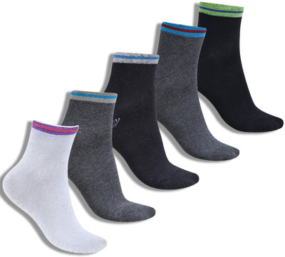 Dollar Men Solid Ankle Length(Pack of 5)