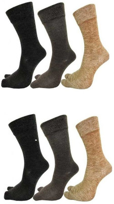 Akeeta Women Solid Calf Length(Pack of 6)