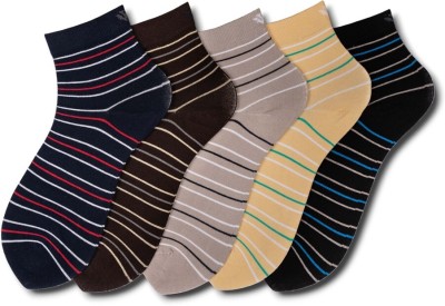 Young Wings Men Striped Calf Length(Pack of 5)