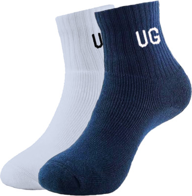 UG SPORTS Men Solid Ankle Length(Pack of 2)