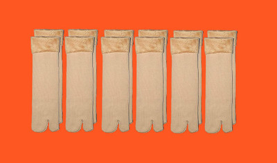 GUNGUN Women Self Design Ankle Length(Pack of 6)
