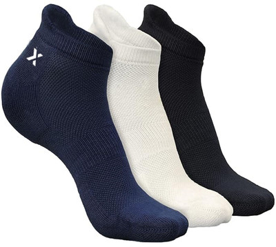 RECKZOZ Men Solid Ankle Length(Pack of 3)