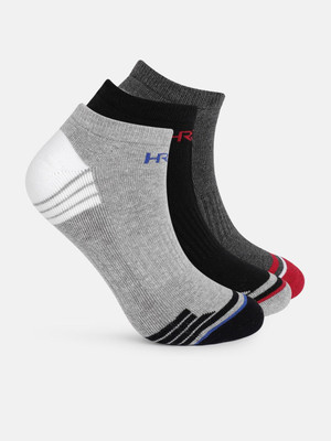 HRX by Hrithik Roshan Men Self Design Ankle Length(Pack of 3)