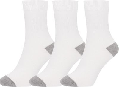Nitya Shree Styles Unisex Solid Mid-Calf/Crew(Pack of 3)