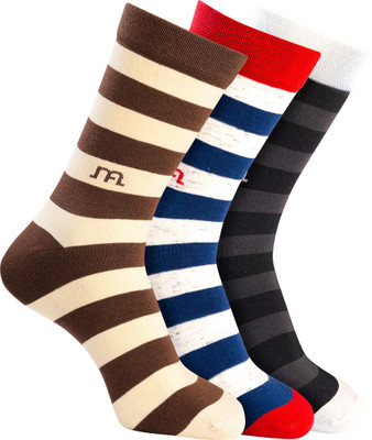 Man Arden Men Striped Calf Length(Pack of 3)