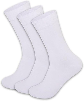Suprix Unisex Solid Calf Length, Mid-Calf/Crew(Pack of 3)