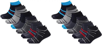 Winget Men & Women Self Design Ankle Length(Pack of 12)