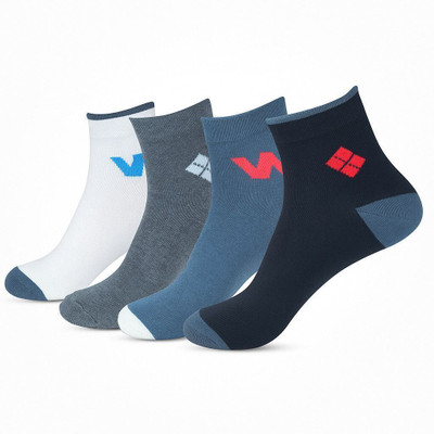 TRENDBHARAT Men Solid Ankle Length(Pack of 4)