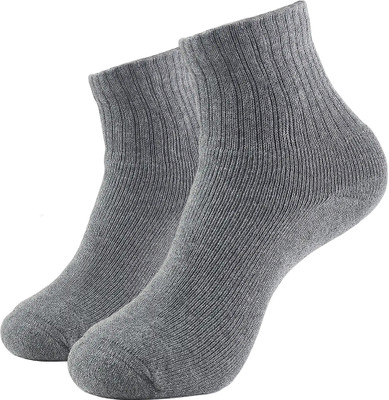 XOALT Unisex Solid Ankle Length(Pack of 2)
