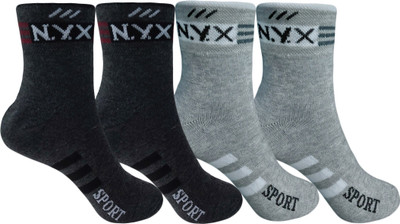 Aakarshini Men & Women Striped Ankle Length(Pack of 4)