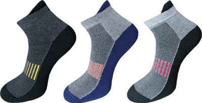 ecosync Unisex Solid Low Cut(Pack of 3)
