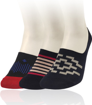 TRAZO Men Self Design Peds/Footie/No-Show(Pack of 3)
